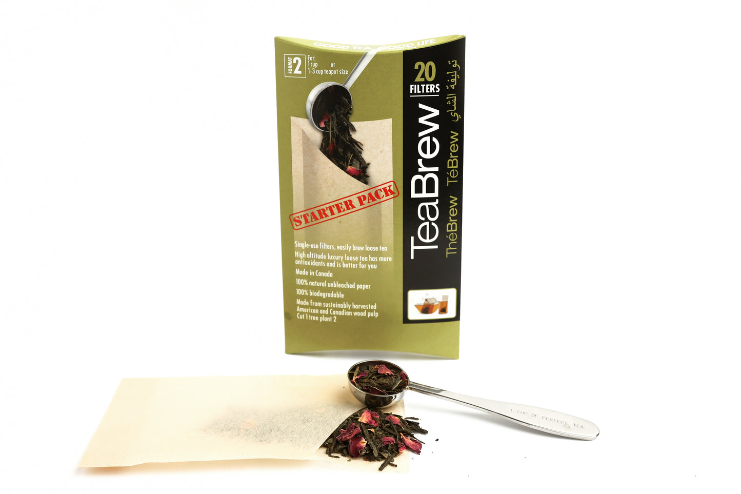 TEA BREW 20 pcs 2-3 cup Tpot Starter Pack
