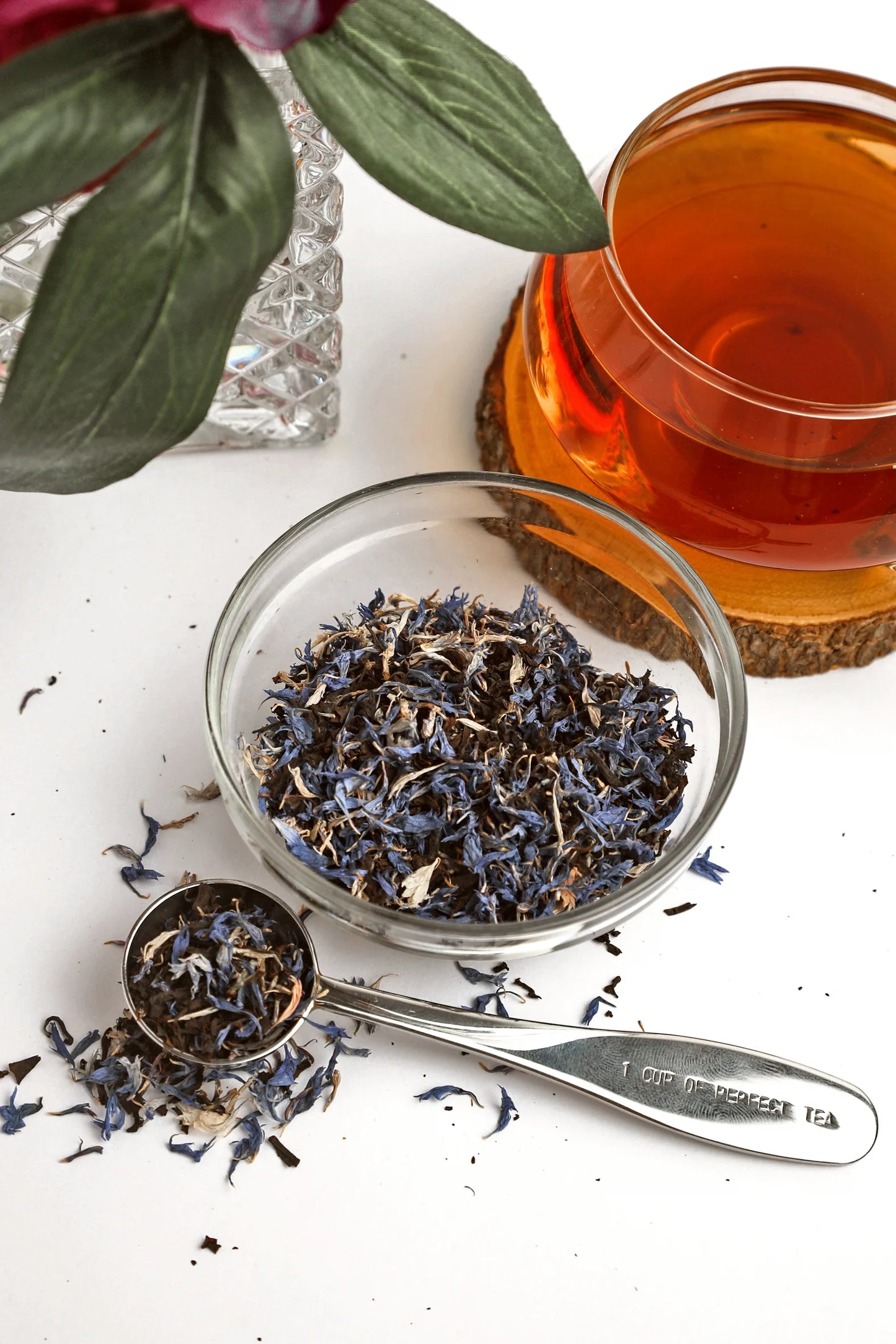 Earl Grey with Blue Cornflower Petals